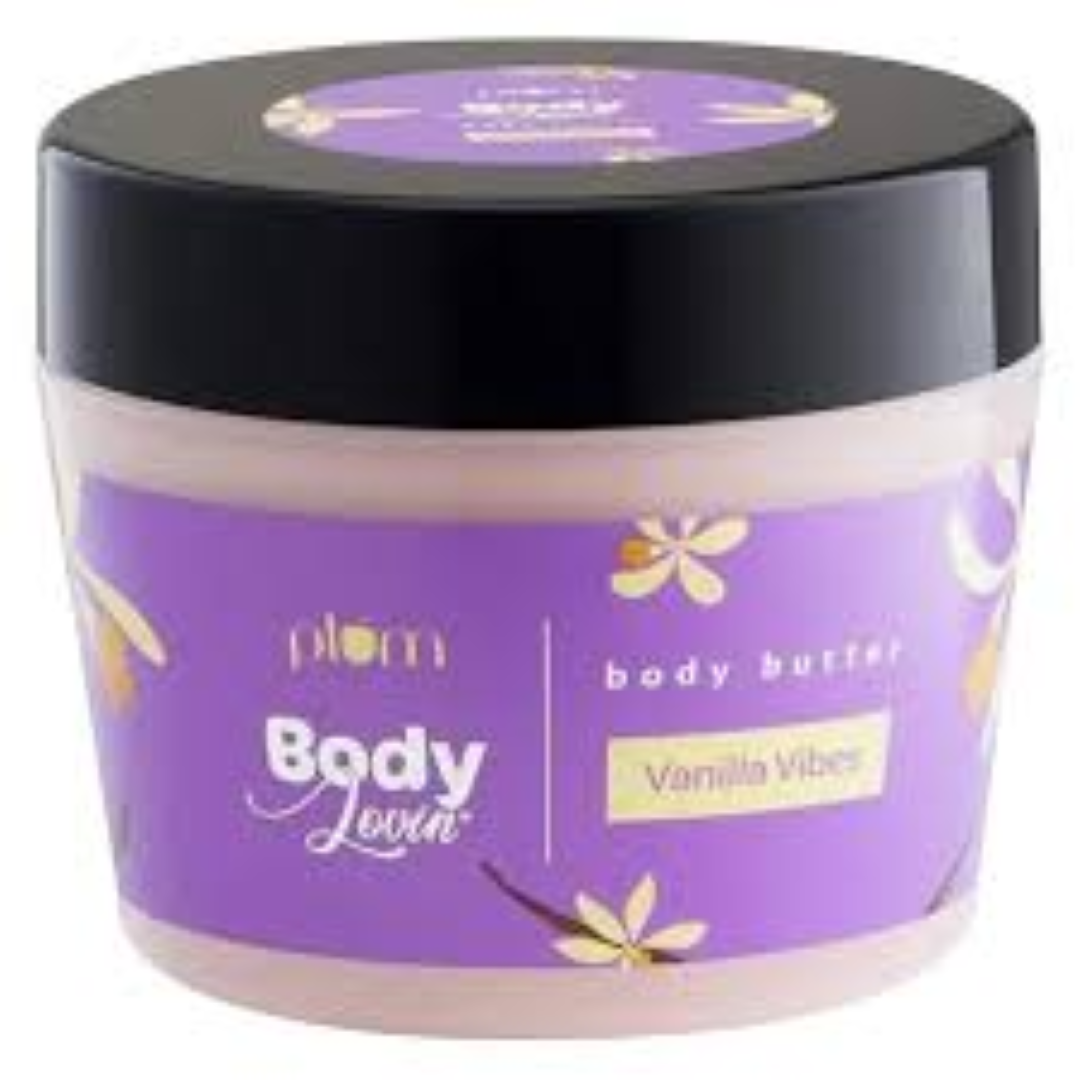 PLUM BODYLOVIN VANILLA VIBES B/BUTTER 200G